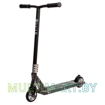 Самокат Novatrack Pixel Pro BL Graffiti 110A.PIXEL.SC21 (черный, 2021)